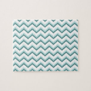 Zickzack ZigZag Muster in Mint Green