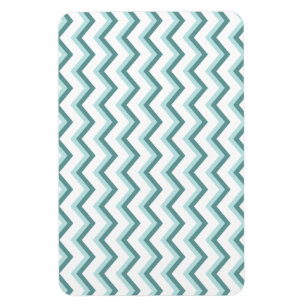 Zickzack ZigZag Muster in Mint Green Magnet