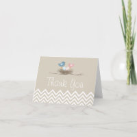 Zickzack Zwillingsrosa und Blue Bird's Nest Vielen