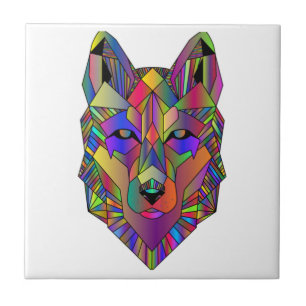 Zidika Vascouver Wolf Sticker - Colors Classic Fliese