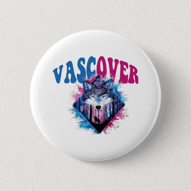Zidika vascover wolf Essential Button (Vorderseite)