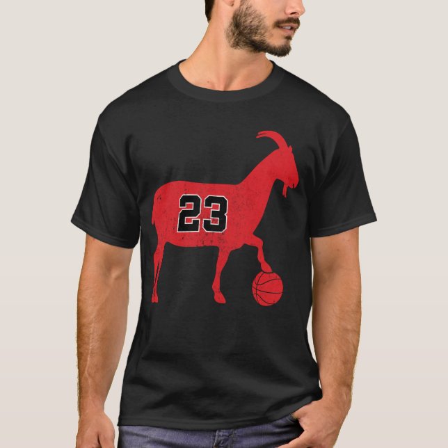 ZIEGE 23 Funny Basketball T-Shirt (Vorderseite)