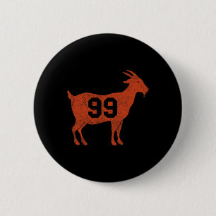 Ziege 99 Gretzky Hockey Legende Größte Aller Zeite Button