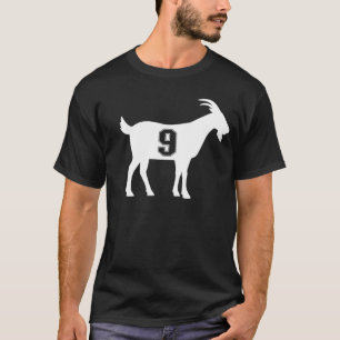 Ziege 9 G.O.A.T. Nummer neun Ziege T-Shirt