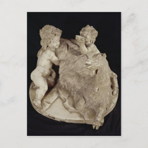 Ziege Amalthea, c.1615 Postkarte