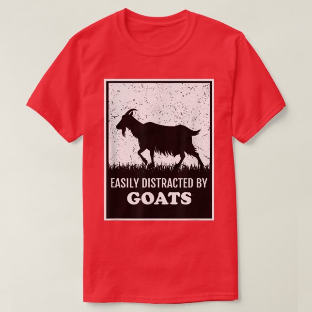 Ziege aus sonnigen Bauern, die von Ziegen leicht a T-Shirt (Design vorne)