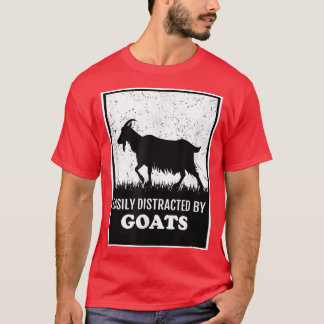 Ziege aus sonnigen Bauern, die von Ziegen leicht a T-Shirt