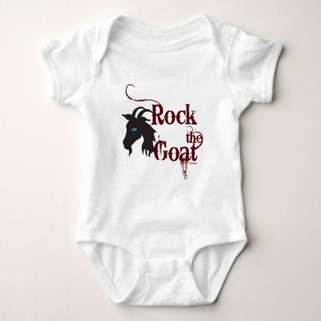 Ziege Baby Strampler (Vorderseite)