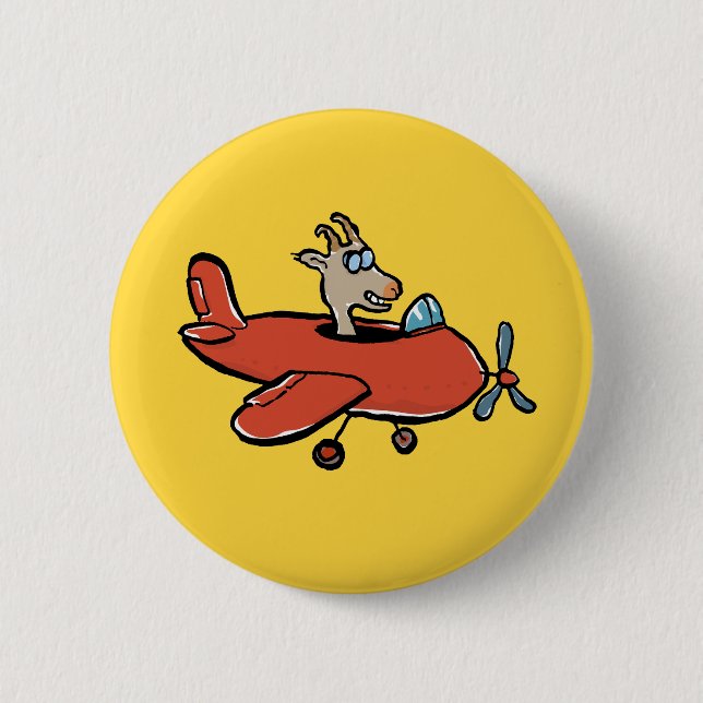Ziege Button (Vorderseite)