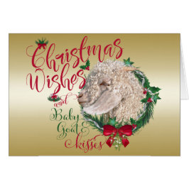 ZIEGE | Christmas Wünsche Baby Goat Kisses Angora