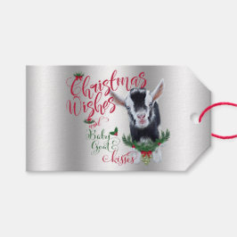 ZIEGE | Christmas wünscht Baby Goat Kisses Nigeria Geschenkanhänger