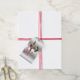 ZIEGE | Christmas wünscht Baby Goat Kisses Togg Geschenkanhänger