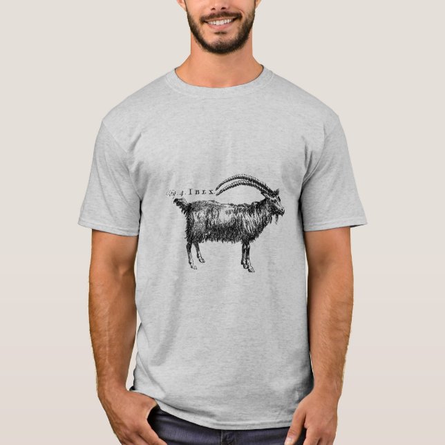Ziege der antiken Naturgeschichte oder Ibex T-Shirt (Vorderseite)