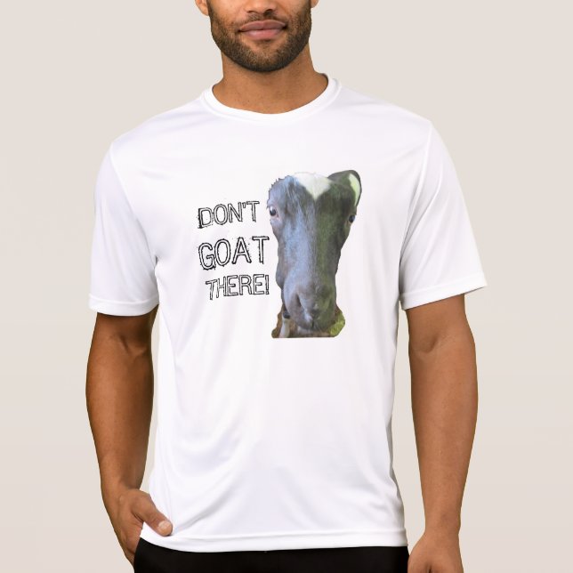 Ziege "DON'T GOAT DA" Mens Performance T - Shirt (Vorderseite)