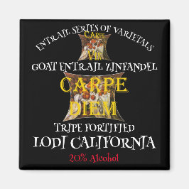 Ziege Entrails Zinfandel aus Kalifornien Magnet
