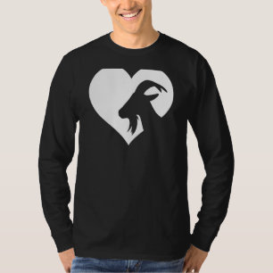 Ziege für Frauen und Mädchen, die Liebe Ziege T-Shirt