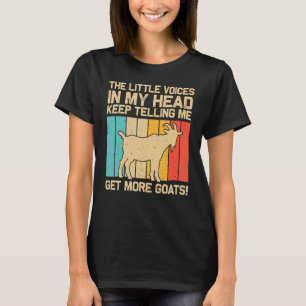 Ziege für Männer Weibliche Zuchtziege Whispern T-Shirt