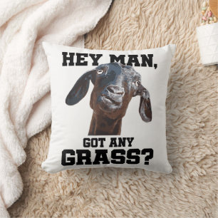 Ziege für Ziegenliebhaber Farm Bekleidung Meme Wor Kissen