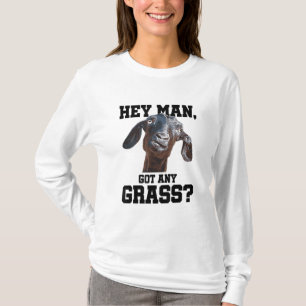 Ziege für Ziegenliebhaber Farm Bekleidung Meme Wor T-Shirt