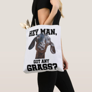 Ziege für Ziegenliebhaber Farm Bekleidung Meme Wor Tasche
