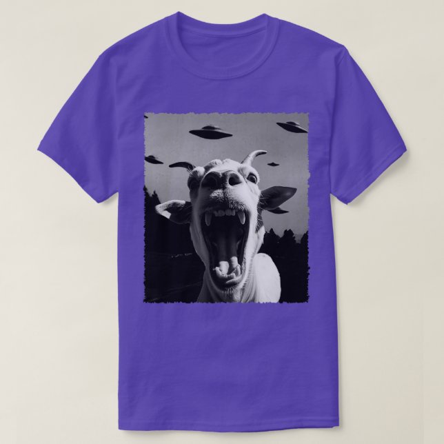 Ziege Galore Einzigartiges T-Shirt feiert den Char (Design vorne)