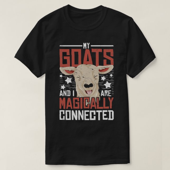Ziege Lover Bauer Landwirtschaftliche Nutzziege T-Shirt (Design vorne)