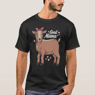 Ziege Mama Niedliche Zuchtziegen Mädchen Frauen T-Shirt