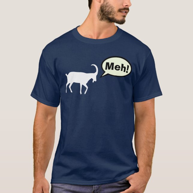 Ziege Meh Shirt (Vorderseite)