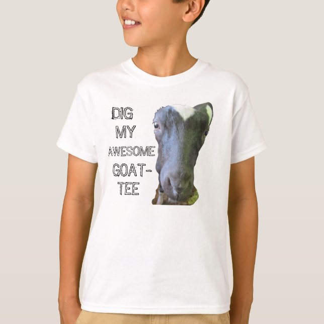 Ziege "MEIN PHANTASTISCHES ZIEGEL-T-SHIRT" Kinder  T-Shirt (Vorderseite)