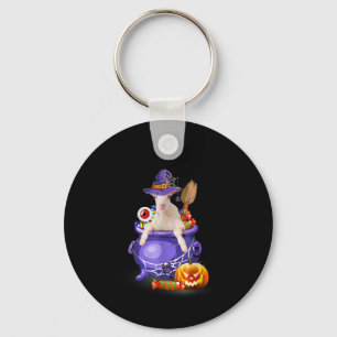 Ziege mit Hut Candy Pumpkin Halloween-Geschenk Schlüsselanhänger