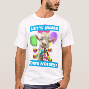 Ziege mit Partyböllern T-Shirt