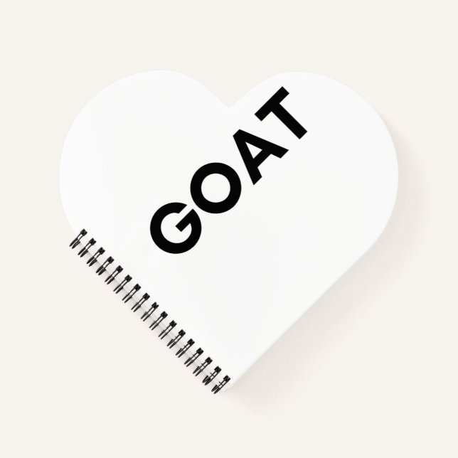 Ziege Notizbuch (Vorderseite)
