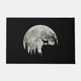 Ziege Spaziergang auf dem Moon Lover der Bergziege Fußmatte