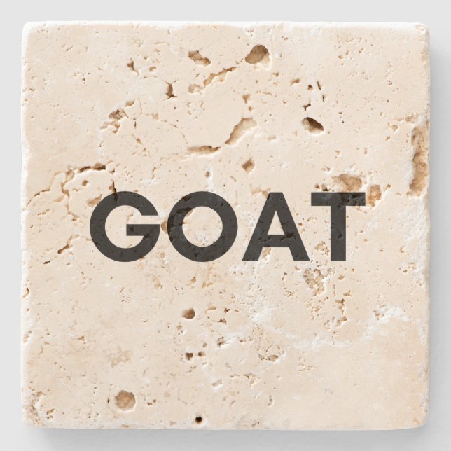 Ziege Steinuntersetzer (Vorderseite)