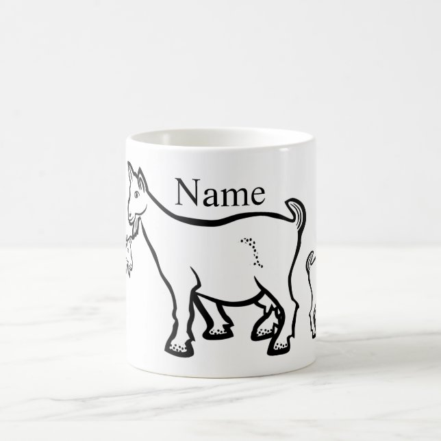 Ziege Thunder_Cove Kaffeetasse (Mittel)