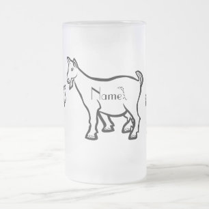 Ziege Thunder_Cove Mattglas Bierglas