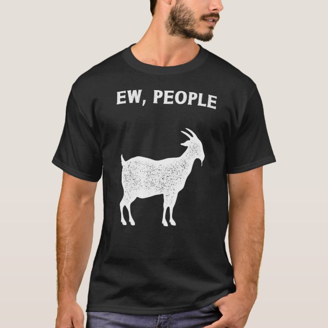 Ziege Vintag Ziege T-Shirt (Vorderseite)