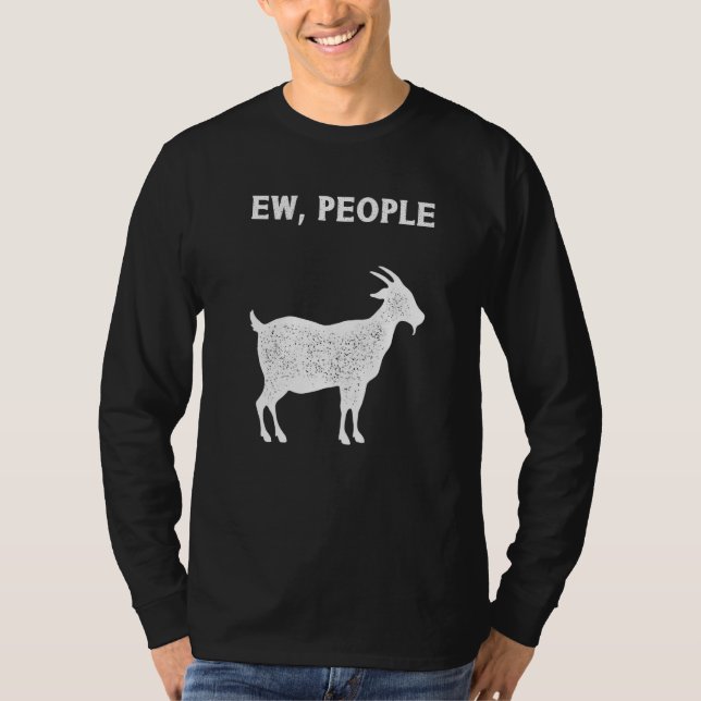 Ziege Vintag Ziege T-Shirt (Vorderseite)