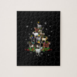 Ziege Weihnachtsbaum Snow Goat Xmas