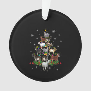 Ziege Weihnachtsbaum Snow Goat Xmas Ornament