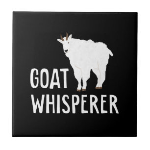 Ziege Whisperer Funny Goat Farm Hemd Hausziege Fliese