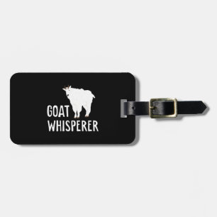 Ziege Whisperer Funny Goat Farm Hemd Hausziege Gepäckanhänger