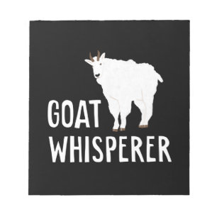 Ziege Whisperer Funny Goat Farm Hemd Hausziege Notizblock