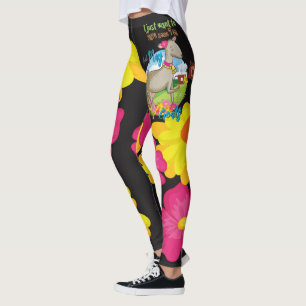 ZIEGE Woll einfach ein Teestück mit Ziegen zu ha Leggings