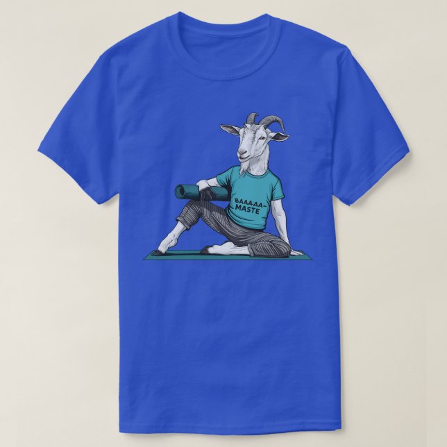 Ziege Yoga Squad Funny Baa Maste Niedliche Ziege Y T-Shirt (Design vorne)