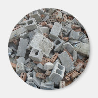 Ziegel & Blöcke Abrissmagnet aus Trümmerlöchern