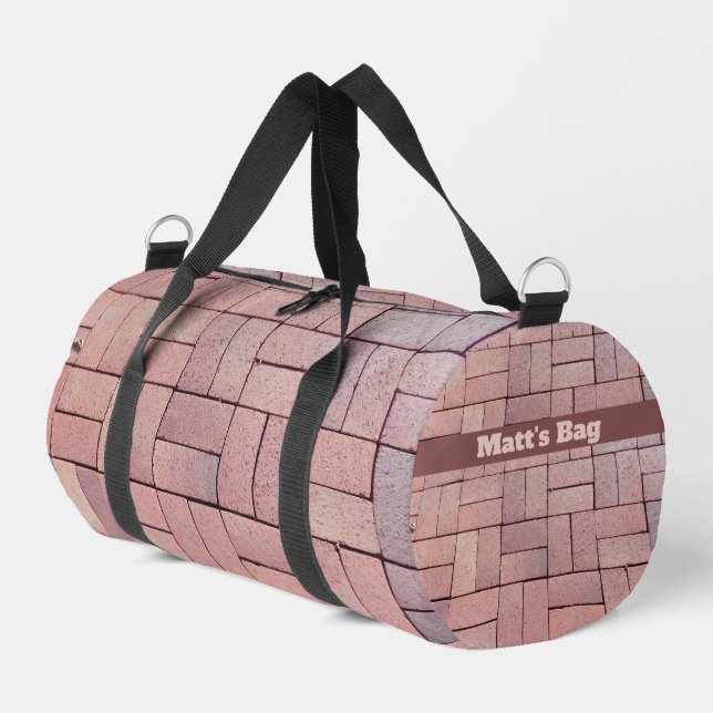 Ziegelarbeit Duffle Bag (Linke Seite)