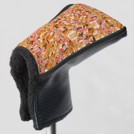 Ziegelartig zeichnend mit hellen Farbtönen Golf Headcover