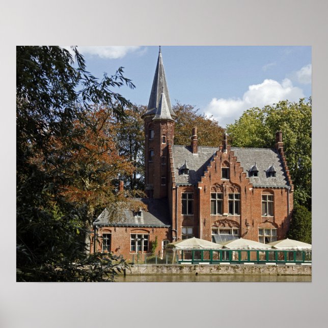Ziegelkirche auf Minnewater Poster (Vorne)
