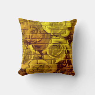 Ziegelkissen Rose 12-Golden-Square-Kissen Kissen